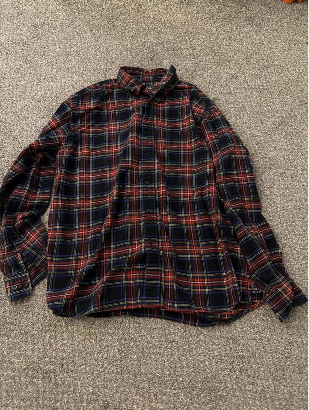 Eddie Bauer Men's Multi and Navy Shirt